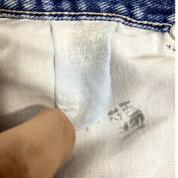 Vtg Wrangler Rugged Jeans Men Size 36X27 Blue Distressed Relaxed Straight Work - Picture 5 of 13